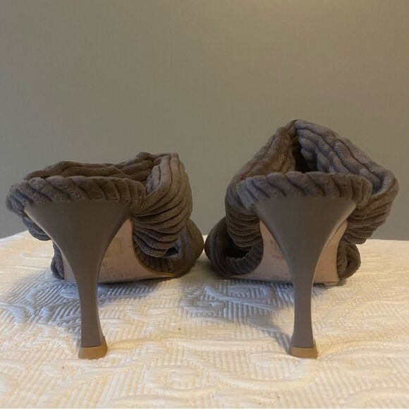 Anthropologie Alohas Natasha Mule Corduroy Twist Heels size 38 - Picture 6 of 9